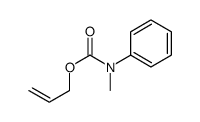 prop-2-enyl N-methyl-N-phenylcarbamate Structure