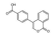 4-(1-oxoisochromen-4-yl)benzoic acid结构式