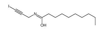 N-(3-iodoprop-2-ynyl)decanamide结构式