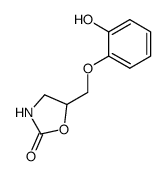 5-(2-hydroxy-phenoxymethyl)-oxazolidin-2-one结构式
