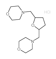 4-[[5-(morpholin-4-ylmethyl)oxolan-2-yl]methyl]morpholine结构式