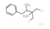 Benzenemethanamine,N-[2-chloro-1-(chloromethyl)-1-methylethyl]-N-methyl-, hydrochloride (1:1) picture