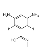 3,5-diamino-2,4,6-triiodo-N-methylbenzamide Structure