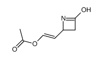 2-(4-oxoazetidin-2-yl)ethenyl acetate Structure
