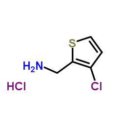 (3-Chlorothiophen-2-yl)methanamine hydrochloride Structure