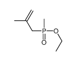 3-[ethoxy(methyl)phosphoryl]-2-methylprop-1-ene Structure