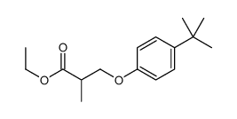 ethyl 3-(4-tert-butylphenoxy)-2-methylpropanoate结构式