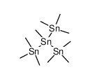 1,1,1,2,3,3,3-heptamethyl-2-(trimethylstannyl)tristannane结构式