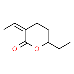 2H-Pyran-2-one, 6-ethyl-3-ethylidenetetrahydro- (9CI)结构式