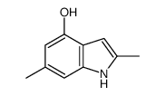 2,6-dimethyl-1H-indol-4-ol结构式