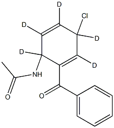 2-乙酰氨基-5-氯二苯甲酮-D5图片