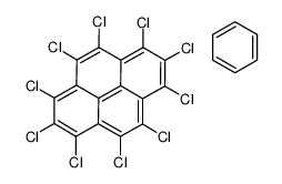 benzene,1,2,3,4,5,6,7,8,9,10-decachloropyrene Structure