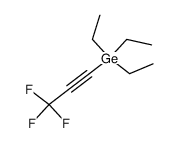 triethyl(3,3,3-trifluoroprop-1-yn-1-yl)germane Structure