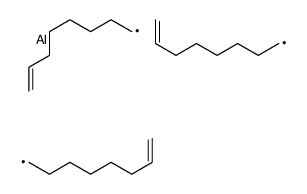 tris(oct-7-enyl)alumane Structure