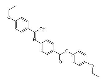 (4-ethoxyphenyl) 4-[(4-ethoxybenzoyl)amino]benzoate结构式