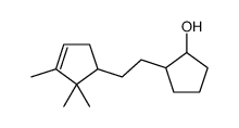 2-[2-(2,2,3-trimethylcyclopent-3-en-1-yl)ethyl]cyclopentan-1-ol Structure