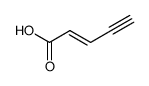 pent-2t-en-4-ynoic acid结构式