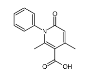 2,4-dimethyl-6-oxo-1-phenyl-1,6-dihydro-pyridine-3-carboxylic acid Structure