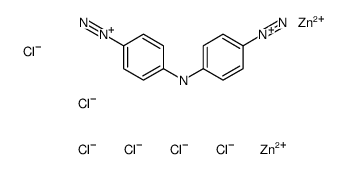 4-(4-diazonioanilino)benzenediazonium,trichlorozinc(1-)结构式