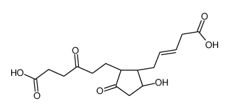9-hydroxy-11,15-dioxo-2,3,18,19-tetranorprost-5-ene-1,20-dioic acid picture
