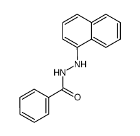 1-Benzoyl-2-(1-naphthyl)hydrazine结构式