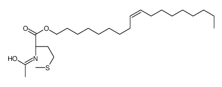 Z-9-octadecenyl N-acetyl-DL-methionate结构式