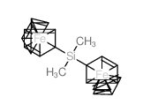 bis(1-cyclopenta-2,4-dienyl)-dimethyl-silane; cyclopenta-1,3-diene; iron结构式