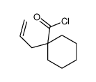 Cyclohexanecarbonyl chloride, 1-(2-propenyl)- (9CI) structure