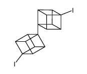 1-iodo-4-(4-iodocuban-1-yl)cubane Structure