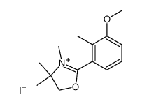 2-(3'-methoxy-o-tolyl)-4,4-dimethyl-N-methyl-2-oxazolinium iodide结构式