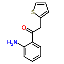 1-(2-Aminophenyl)-2-(2-thienyl)ethanone Structure