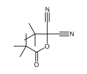 (1,1-dicyano-2,2-dimethylpropyl) 2,2-dimethylpropanoate结构式