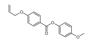 (4-methoxyphenyl) 4-prop-2-enoxybenzoate Structure