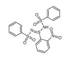 N,N'-bis(phenylsulfonyl)-o-nitrobenzenesulfinamidine结构式