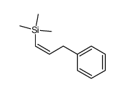(Z)-3-phenyl-1-(trimethylsilyl)prop-1-ene结构式