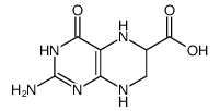 5,6,7,8-tetrahydropterin-6-carboxylic acid结构式