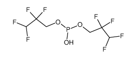 bis(1,1,3-trihydroperfluoropropyl) hydrogen phosphite结构式