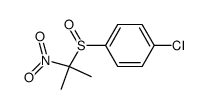 1-methyl-1-nitroethyl p-chlorophenyl sulphoxide Structure