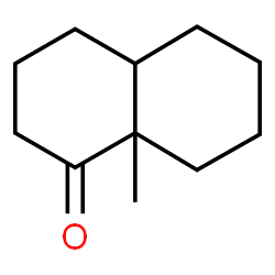 8a-Methyloctahydro-1(2H)-naphthalenone structure