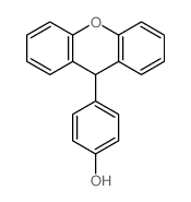 Phenol,4-(9H-xanthen-9-yl)-结构式