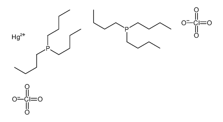 mercury(2+),tributylphosphane,diperchlorate Structure