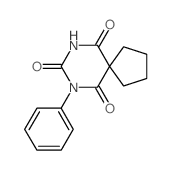 7,9-Diazaspiro[4.5]decane-6,8,10-trione,7-phenyl-结构式