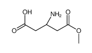 (S)-3-Aminoglutaricacidmonomethylester结构式