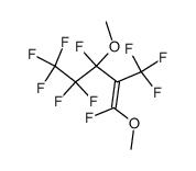 1,3-Dimethoxy-2-(trifluoromethyl)-1,3,4,4,5,5,5-heptafluoro-1-pentene Structure