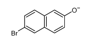 6-bromo-2-naphthoxide anion结构式