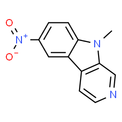 9H-Pyrido[3,4-b]indole,9-methyl-6-nitro-(8CI) picture