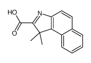 1,1-dimethylbenzo[e]indole-2-carboxylic acid结构式