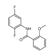 N-(2,5-difluorophenyl)-2-methoxybenzamide structure