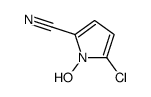 5-chloro-1-hydroxypyrrole-2-carbonitrile Structure