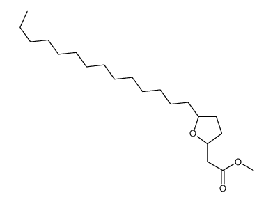 methyl 2-(5-tetradecyloxolan-2-yl)acetate Structure